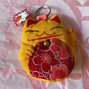 Japanese Lucky Cat Key Holder